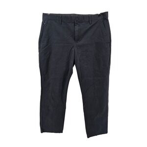 English Laundry Men's 38x30 Chinos Navy Blue Straight Fit Flat Front